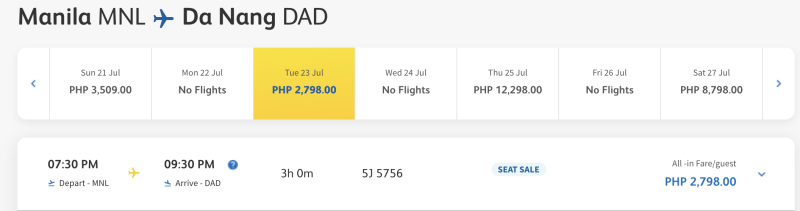 Cebu sales for May-August: flights between the Philippines and Southeast Asia from 2,900 rubles