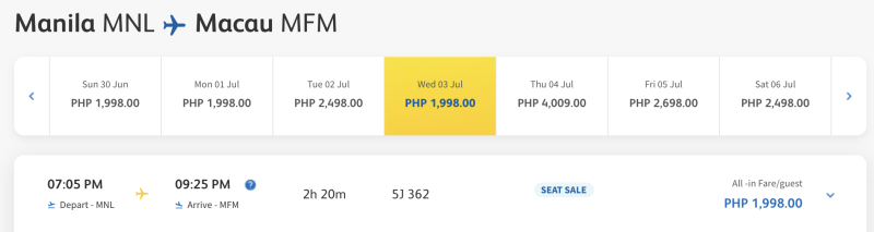 Cebu sales for May-August: flights between the Philippines and Southeast Asia from 2,900 rubles