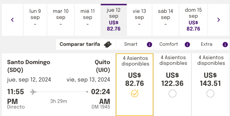 Flights to and between South, North and Central America from 4,300 rubles