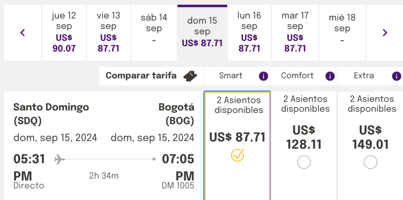 Flights to and between South, North and Central America from 4,300 rubles