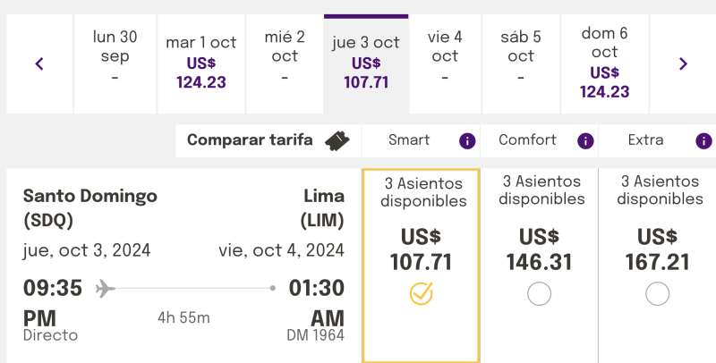 Flights to and between South, North and Central America from 4,300 rubles