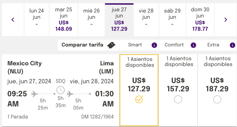 Flights to and between South, North and Central America from 4,300 rubles