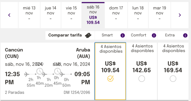 Flights to and between South, North and Central America from 4,300 rubles