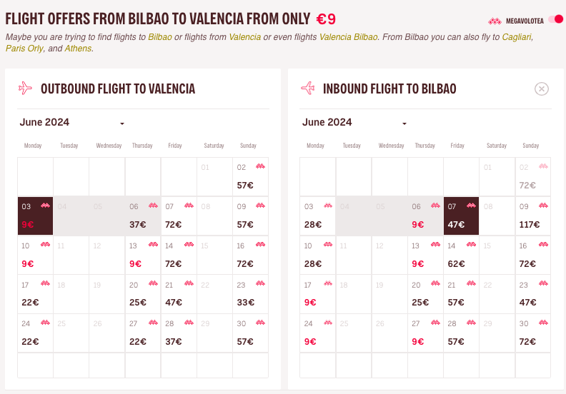 Volotea promotion: flights in Europe from 9 euros (even for summer)