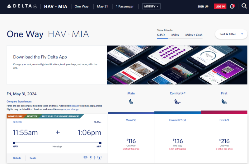 A burning direct flight from Moscow to Cuba for 4,680 rubles (+ tickets from Cuba to the USA for 10,500 rubles)