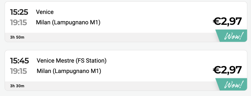 Buses in Italy with a 30% discount (and not some kind of Flixbass)