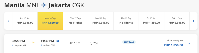 Powerful Cebu sale for summer-autumn: Dubai — Manila for 8000 rubles + a lot of things in Asia from 2400 rubles