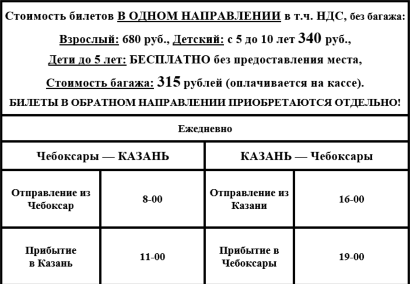 Between Kazan and Cheboksary on Valdai for 680 rubles