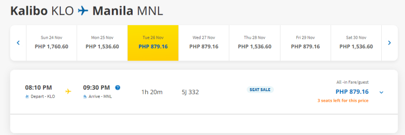 Cebu Pacific Big Sale: flights for 1 PHP + fees