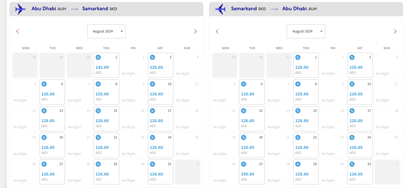 Minus 20% of Wizz on flights from/to Abu Dhabi in summer