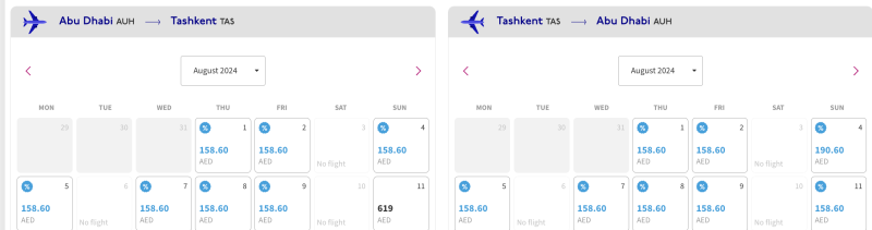 Minus 20% of Wizz on flights from/to Abu Dhabi in summer