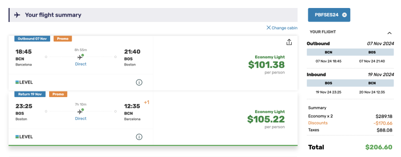 Classic: direct flights from Spain to the USA for 18,000 rubles in both directions in October-March