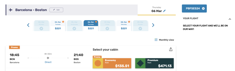 Classic: direct flights from Spain to the USA for 18,000 rubles in both directions in October-March