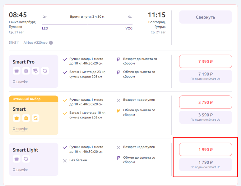 Direct flights from St. Petersburg to Kaliningrad, Makhachkala, Nizhny Novgorod, Volgograd and Perm from 1,499 rubles (in the near future)