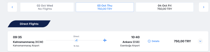 Flights in Turkey with luggage from 1,680 rubles