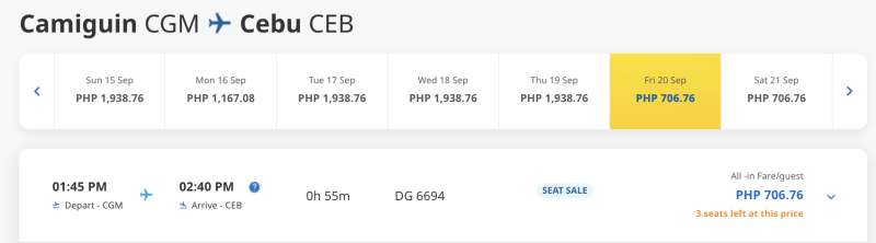 Flights to the Philippines from 930 rubles