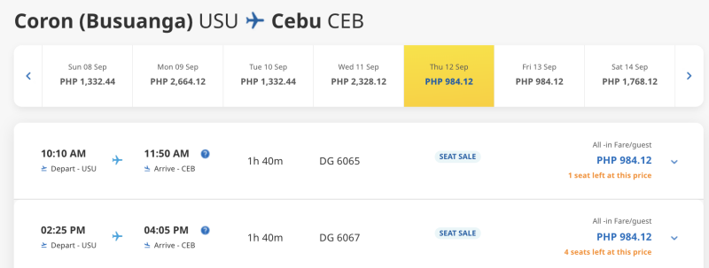 Flights to the Philippines from 930 rubles