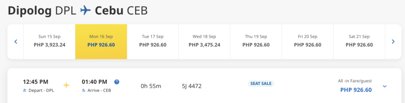 Flights to the Philippines from 930 rubles