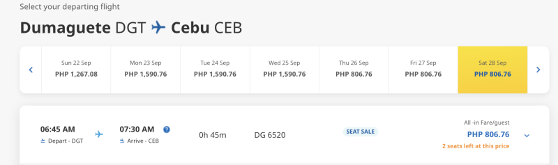 Flights to the Philippines from 930 rubles