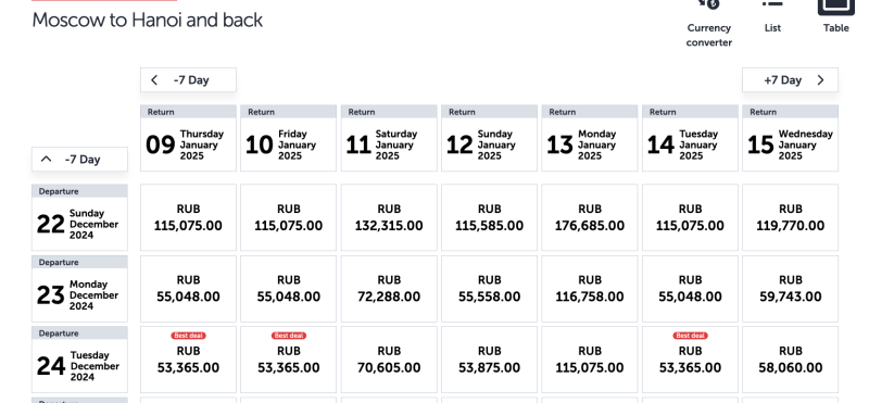 From Moscow to Thailand and Vietnam on NG by Turkish Airlines from 52500 rubles round trip