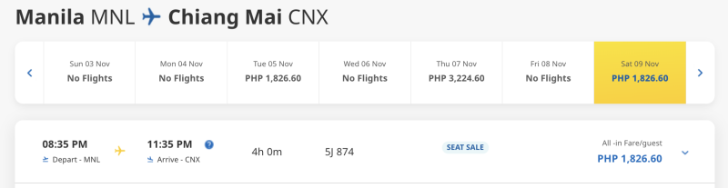 New flights in Asia: Chiang Mai — Manila, Bangkok — Luang Prabang, Phuket - Siem Reap and a couple more